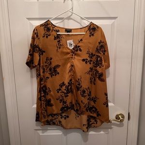 Floral Satin Torrid Top